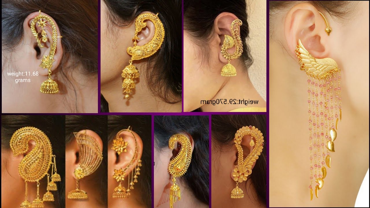 Gold Earring Design - Fazal Jewellery & Watches