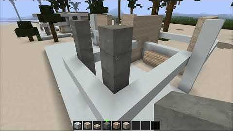 Minecraft Tutorial: Modern Beach Mansion #2!!! [4K UHD]