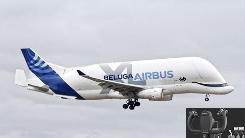 Flying The Beluga XL with the Thrustmaster Boeing Yoke and Throttle In MSFS2024!