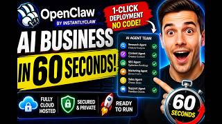 OpenClaw AI: Launch Your AI Agent Business in 60 Seconds! (No Coding)