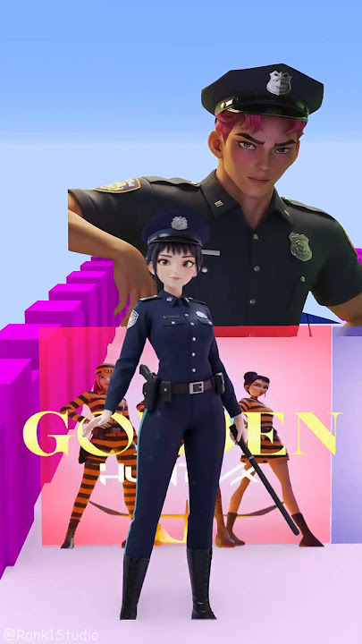 Which outfit do you like Zoey in — prisoner or police officer?