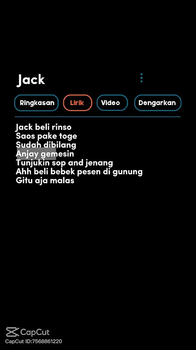 jack beli rinso lirik  (maaf telat)