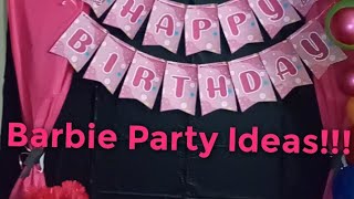 Dollar Tree Barbie Party Ideas!!!