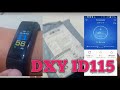 DXY ID115 PLUS HR Smart Bracelet Straps Sport Wristband ซื้อจาก lazada ราคา 252 บาท (fake ID115)