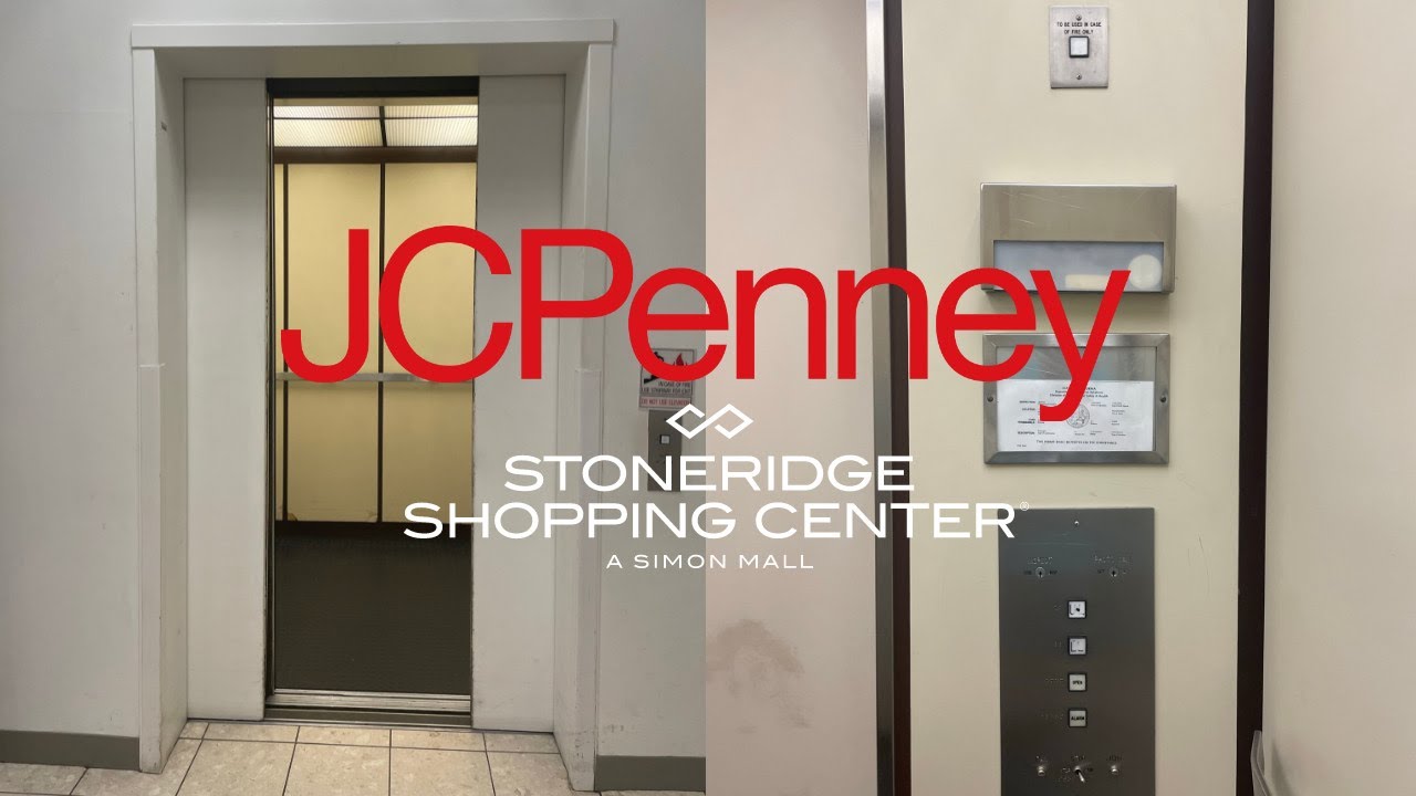 Vintage Montgomery Hydraulic Elevator JCPenney Stoneridge Shopping
