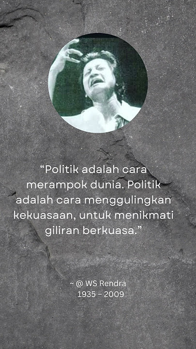 WS Rendra #quotes #literature #wsrendra #shorts