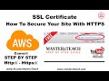 How to secure your site with HTTPS - SSL Certificate - AWS