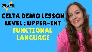 Teaching Functional Language | Text-Based CELTA Online Demo Lesson | Upper-Intermediate | ESL