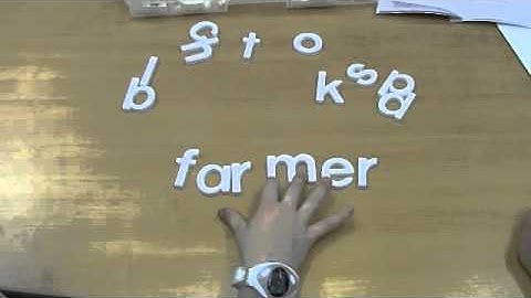 Manipulative Letters demonstration