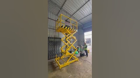 Scissor Lift Quality Check by JOIST Material Handling Equipment Manufacturer