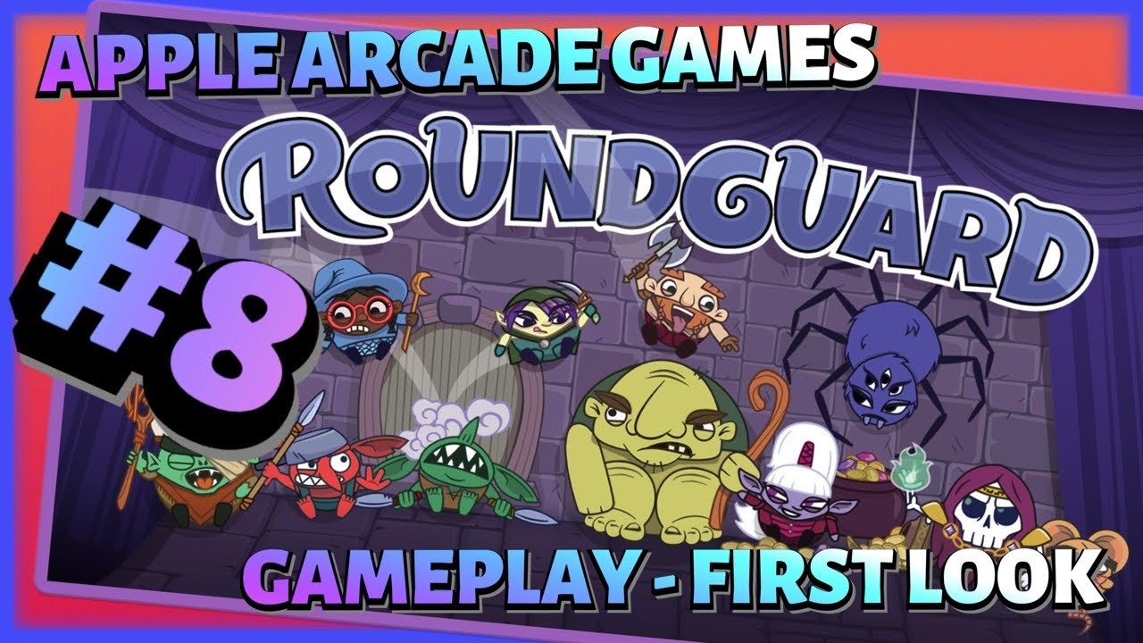 ROUNDGARD | APPLE ARCADE GAMES #8   FIRST LOOK GAMEPLAY | A puzzle, rpg, bubble shooter?