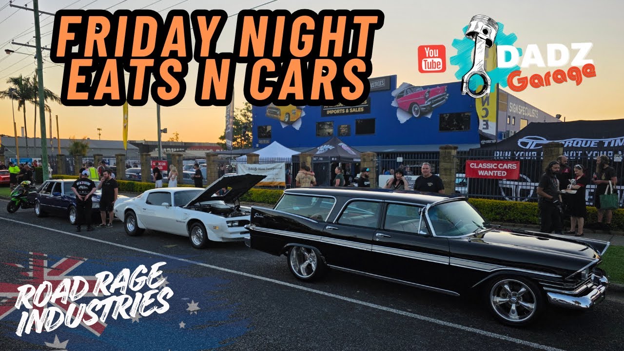 Road Rage Car Racing Friday Night Eats N Cars at Road Rage Industries - YouTube