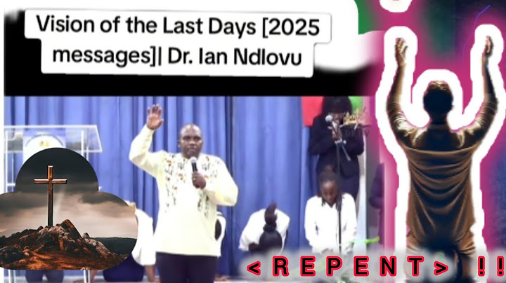 VISION of the Last days [2025 Message] prophecy Time - Dr Lan Ndlovu [ REPENT!! ]