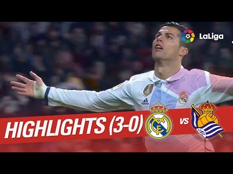Resumen de Real Madrid vs Real Sociedad (3-0)