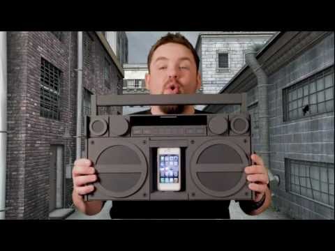 iHome iP4 Portable FM Stereo Boombox for iPhone/iPod