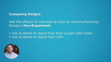 Example of non-experimental research design (11 of 11)