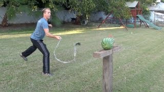 Watermelon vs Kung Fu ..... Chainwhip