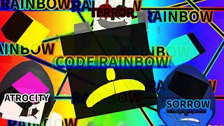 CODE RAINBOW FIGHT SHOWCASE (Sans.RNG)