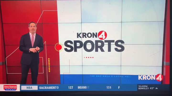 KRON 4 News at 10pm Saturday sports open December 6, 2025 