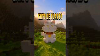 Estatua Gato de cuarzo (Maneki-neki) #minecraft #construction #shorts #tutorial