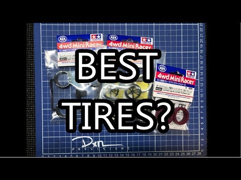 【ミニ四駆】Tamiya Mini 4WD Testing: Best Tire Compound