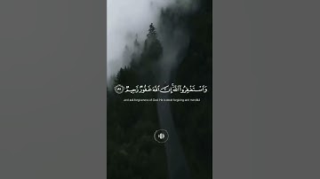 القرآن الكريم بصوت جميل/ استغفر الله ان الله غفور رحيم