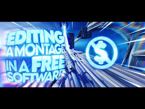 Editing a Fortnite Montage in a FREE software...