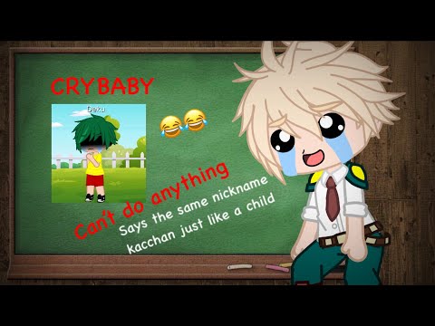 Part 2 of “Crybaby meme” II Sad Deku II MHA II *sparkle*