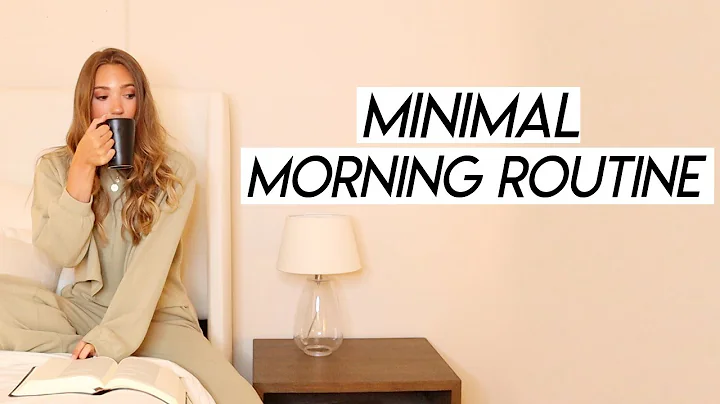 my minimal 6am morning routine | simple and intent...