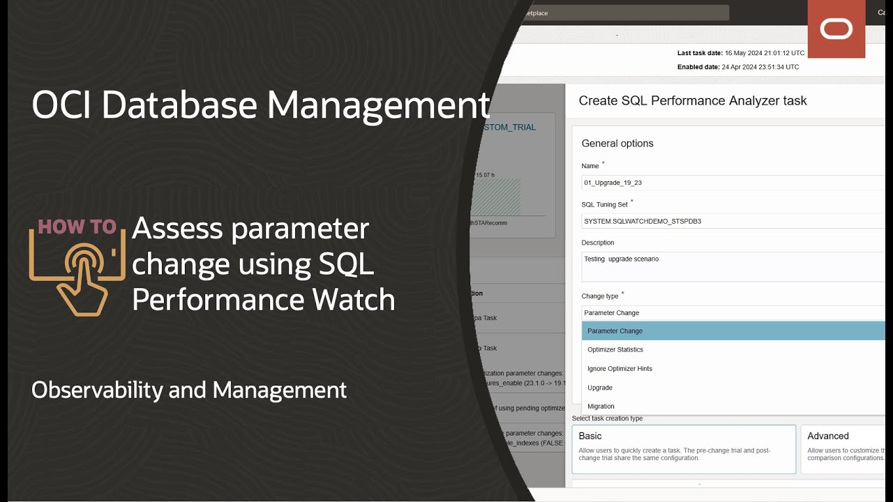 OCI Database Management: How to assess parameter changes using SQL ...