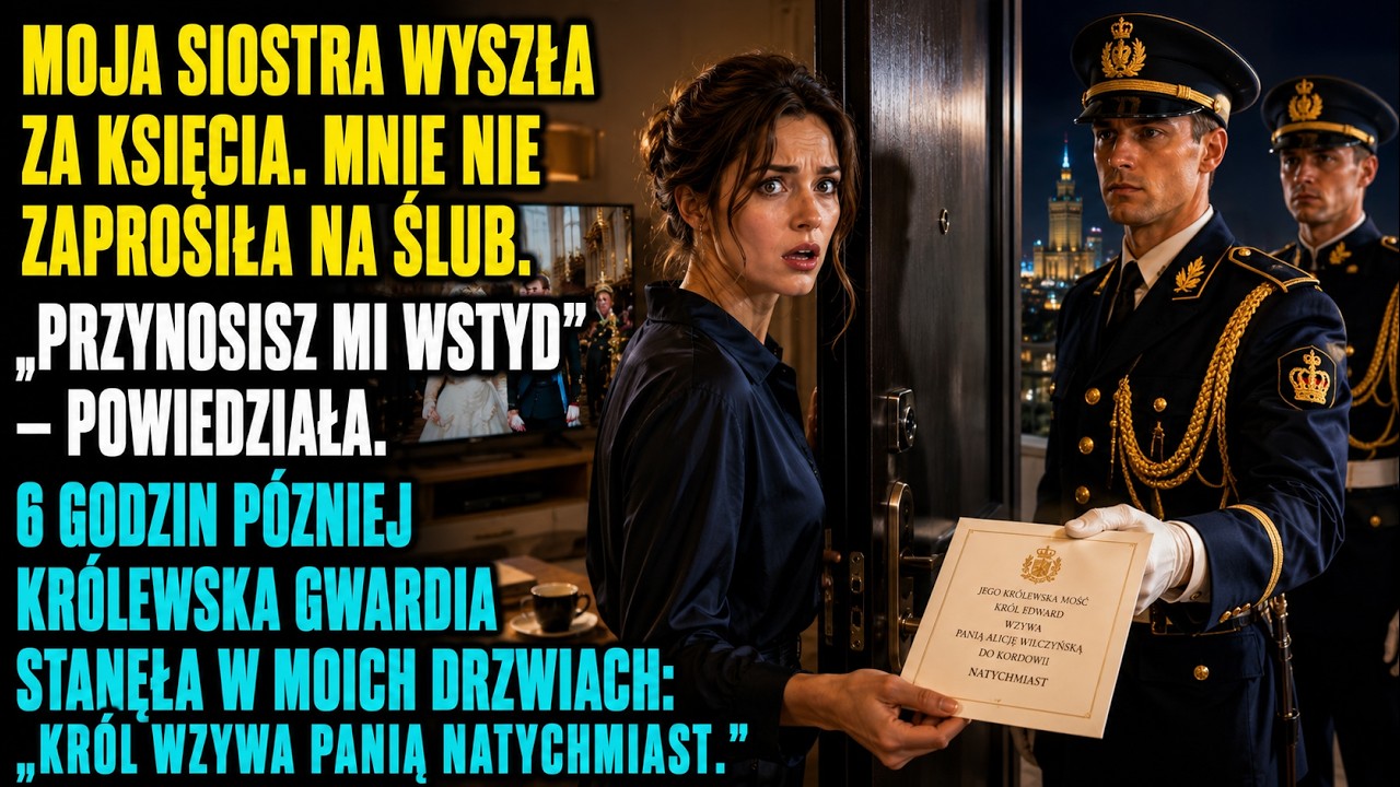 Moja młodsza siostra wpadła do mojego hotelowego pokoju 48 godzin przed swoim królewskim ślubem i rzuciła we mnie biletem powrotnym do Warszawy. „Jesteś stara panna bez stylu, nie pasujesz do...