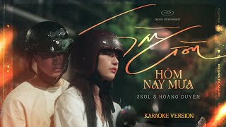 SÀI GÒN HÔM NAY MƯA - JSOL \& HOÀNG DUYÊN | Karaoke Version