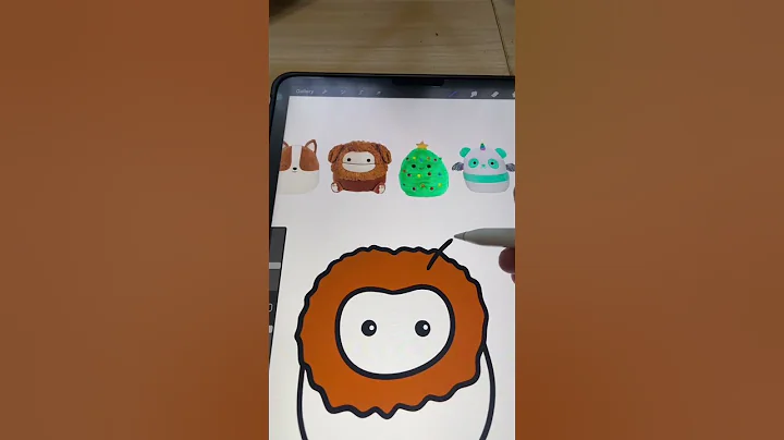 Squishing together random #Squishmallows: Part 21! #plushies #plushiedesign #procreate #ipad #shorts