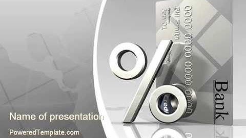 Banking PowerPoint Template by PoweredTemplate.com