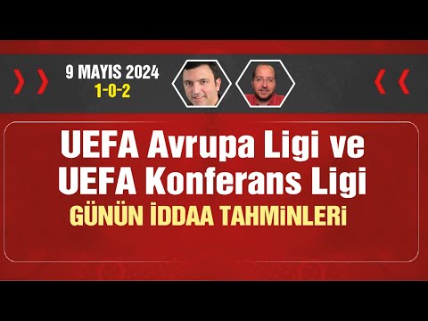 9 Mayıs 2024 iddaa tahminleri & 1-0-2