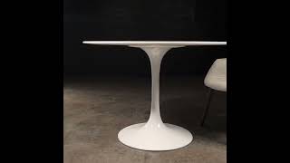 Tulip Fiberglass Dining Table | Shop on modholic.com