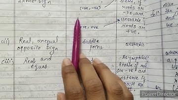 Stable /unstable/ asymptotically stable (part-3) ODE