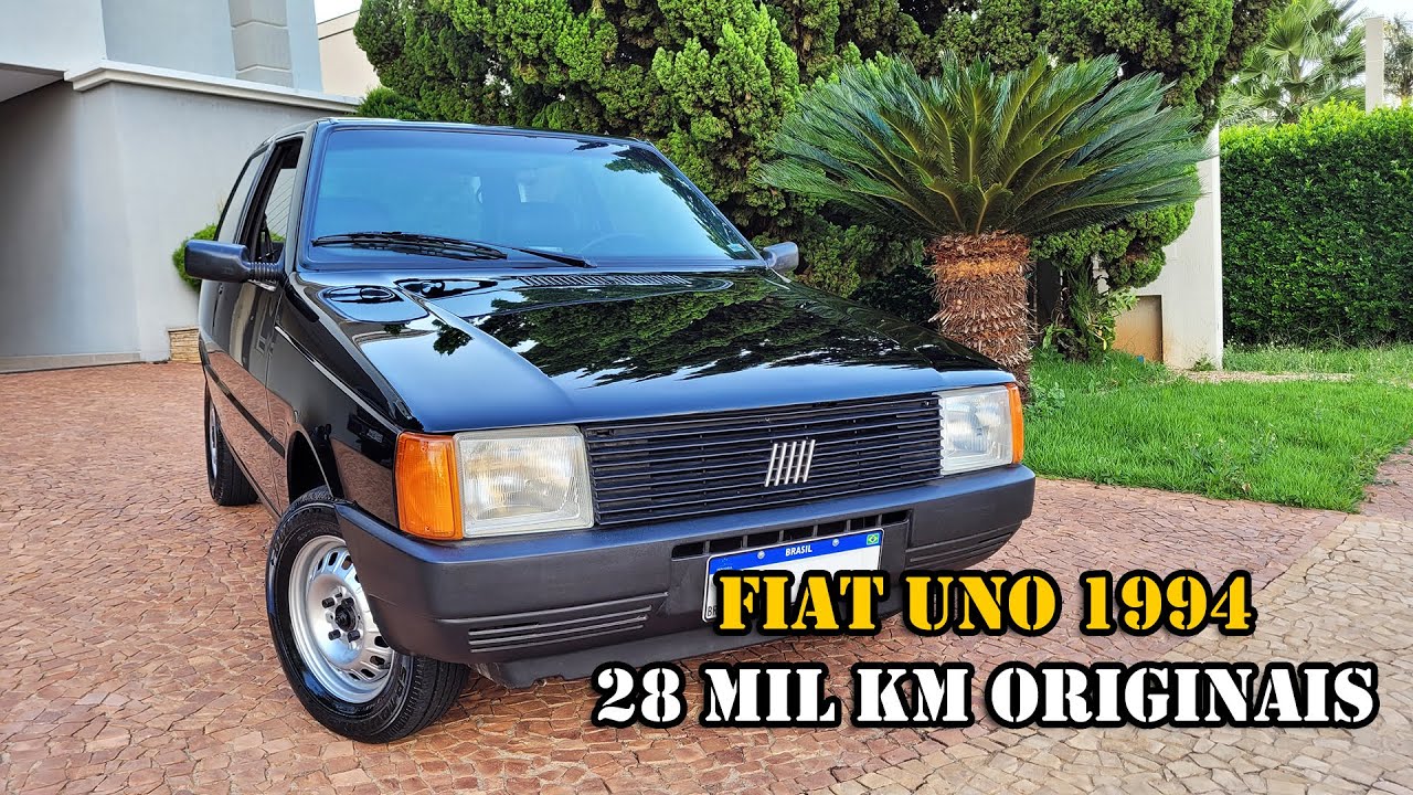 FIAT UNO MILLE ELETRONIC 1994 - BAIXA KM - 28 MIL KM ORIGINAIS!!! - YouTube