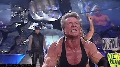 The Undertaker helps Vince Mcmahon & Kurt Angle vs Triple H & Ric Flair:WWF Smackdown March 28,2002