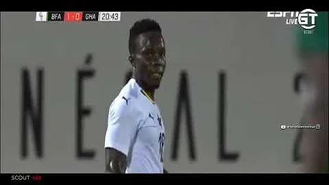 Augustine Okrah with Ghana national team at WAFU tournament