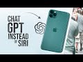 How to Use ChatGPT Instead of Siri on iPhone (tutorial)