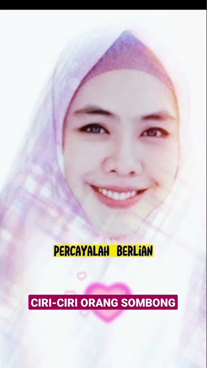 Ciri-ciri orang sombong oleh USTADZAH OKI SETIANA DEWI