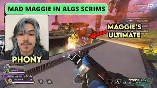 SSG Phony farming with Mad Maggie in ALGS Scrims // Apex Legends