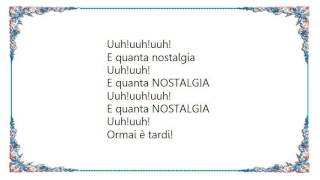 Vasco Rossi - Ormai É Tardi Lyrics