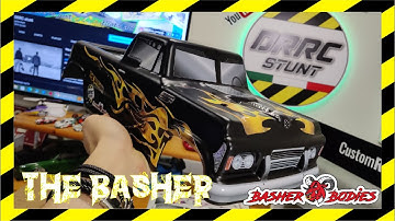 Unbreakable body by Basherbodies, The Basher for our Tekno MT 410, new set decals with more colours
