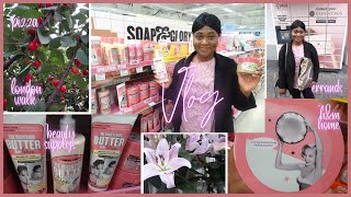 DAY IN MY LIFE VLOG  - FOLLOW ME DOING ERRANDS - H&amp;M HOME SHOPPING - BEAUTY SUPPLY SHOPPING | MINKO