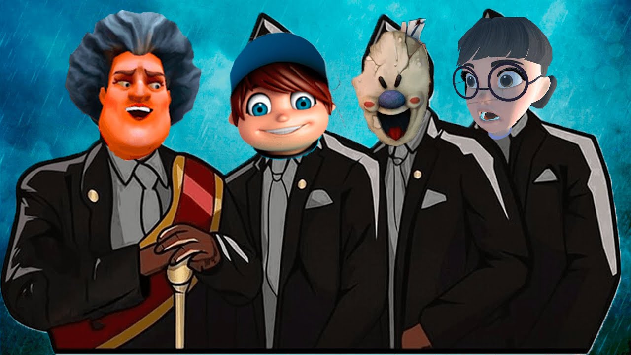 (COVER) - SCARY TEACHER 3D & NICK AND TANI COFFIN DANCE ON FUNERAL MEME