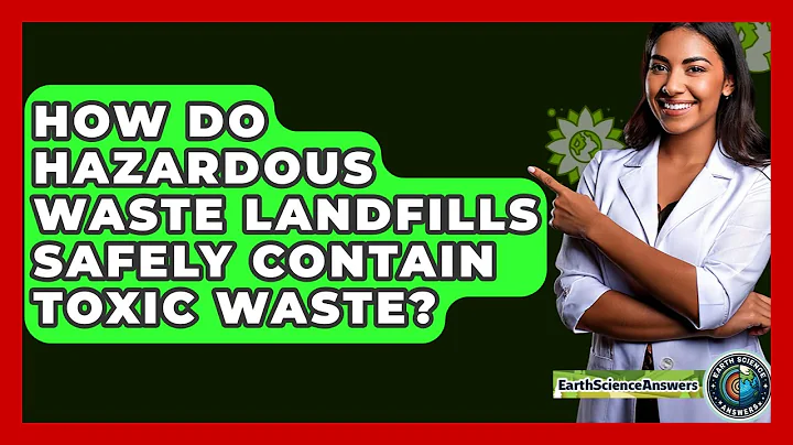 How Do Hazardous Waste Landfills Safely Contain Toxic Waste? - Earth Science Answers