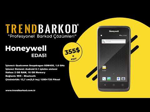 Honeywell EDA-51 Dokunmatik El Terminali Trendbarkod