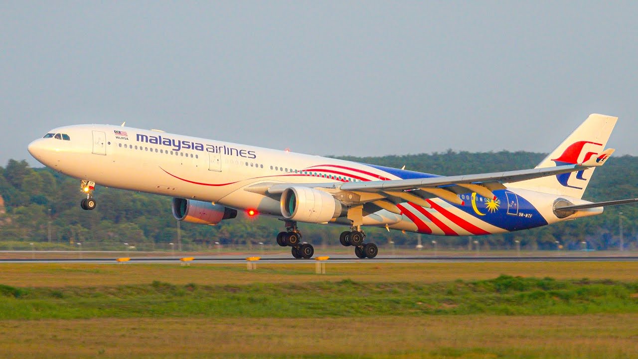 ✈️🇲🇾BEAUTIFUL KUALA LUMPUR AIRPORT PLANE SPOTTING❗️GREAT LANDINGS A330,B777,A350,B787 [KUL/WMKK]